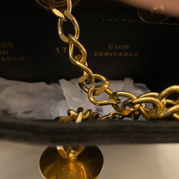 Black Leather Clutch - Cuir Veritable - Picture 4 of 4